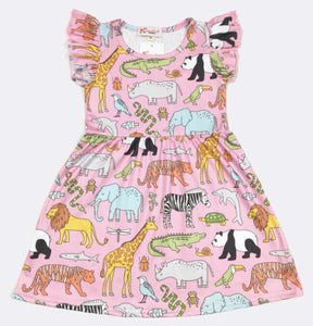 Pink Zoo Dress