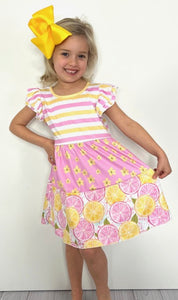 Pink Lemon Tier Dress