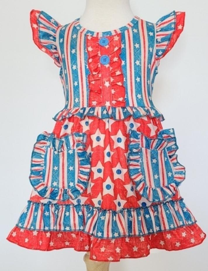 Star Spangled Pocket Dress