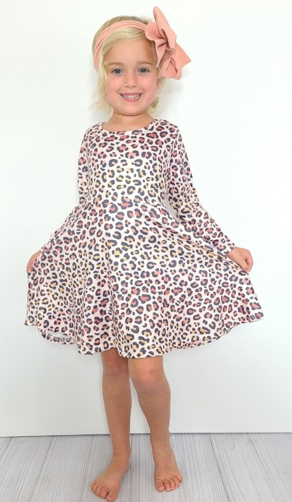 Blush Leopard Dress