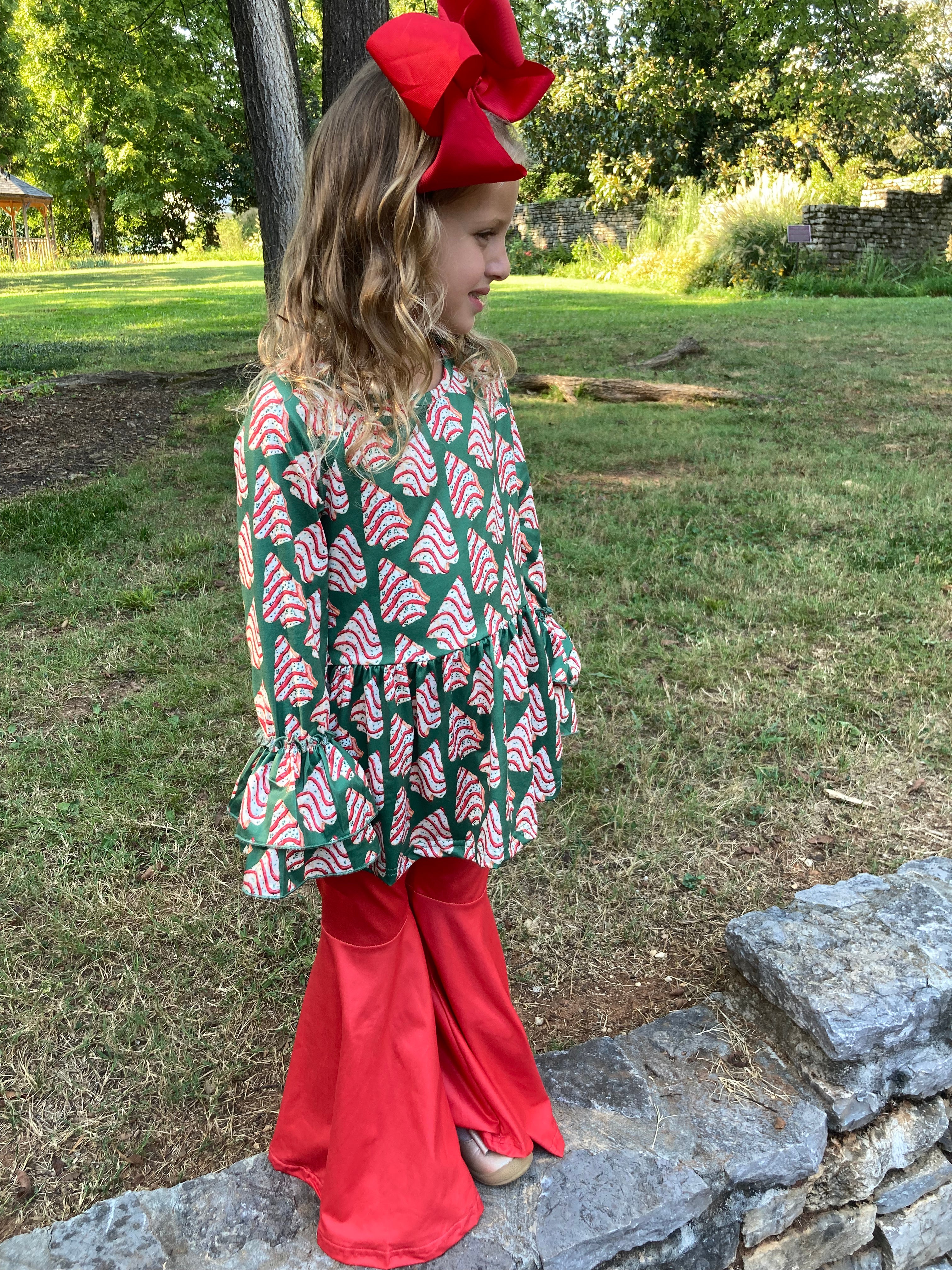 Tree Cakes Bell Pant Set